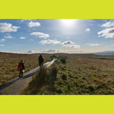 Children walking in Belfast Hills - 400x400